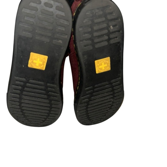 DR. MARTENS ROZARYA WOMEN'S CANVAS CASUAL BOOTS size 7 burgundy - Picture 4 of 6